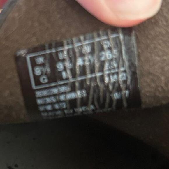 Brown leather clarks desert boots men's 9.5 chukka flat tie up boot - Picture 7 of 8